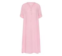 Midikleid CREAM "Kleid CRBellis", Damen, Gr. L-XL, N-Gr, pink (pink nectar), Obermaterial: 100% Leinen LI., Kleider Midikleid (38685310-LXL) pink nectar