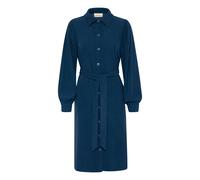 Midikleid CREAM "Kleid CRCody", Damen, Gr. 44, N-Gr, blau (insignia blau), Obermaterial: 95% Polyester PES. 5% Elasthan EL., Kleider Midikleid (44351143-44) insignia blau