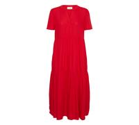 Midikleid CREAM "Kleid CRTiah", Damen, Gr. 38, N-Gr, rot (high risk rot), Obermaterial: 100% Viskose LENZING ECOVERO CV LenzEcov., Kleider Midikleid (47762813-38) high risk rot