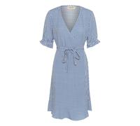 Midikleid CREAM "Kleid CRTiah", Damen, Gr. 44, N-Gr, blau (blau milkboy), Obermaterial: 100% Viskose LENZING ECOVERO CV LenzEcov., Kleider Midikleid (67738100-44) blau milkboy