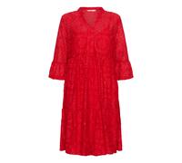 Midikleid CREAM "Kleid CRTiley", Damen, Gr. 34, N-Gr, rot (high risk rot), Obermaterial: 60% Baumwolle CO. 40% Polyamid PA., Kleider Midikleid (31935716-34) high risk rot
