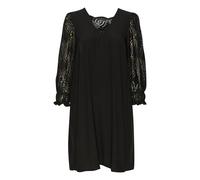 Midikleid CULTURE "Kleid CUasmine", Damen, Gr. XS, N-Gr, schwarz, Obermaterial: 65% Viskose CV. 35% Polyester PES., Kleider Midikleid (49858324-XS) schwarz