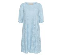 Midikleid CULTURE "Kleid CUblaise", Damen, Gr. S, N-Gr, blau (cashmere blau), Obermaterial: 70% Polyamid PA. 30% Baumwolle CO., Kleider Midikleid (58403066-S) cashmere blau