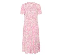 Midikleid CULTURE "Kleid CUjenny", Damen, Gr. XL, N-Gr, lila (lila sachet weiß flower), Obermaterial: 100% Viskose CV., Kleider Midikleid (95463316-XL) lila sachet weiß flower