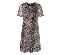 Midikleid CULTURE "Kleid CUmelida", Damen, Gr. S, N-Gr, beige (leopard), Obermaterial: 95% Polyester PES. 5% Elasthan EL., Kleider Midikleid (73024917-S) leopard