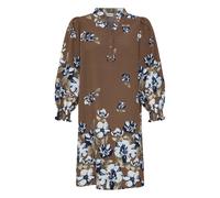 Midikleid FRANSA "Damen Casual FRCARRIE", Damen, Gr. M, N-Gr, braun (petal poise raindrum), Obermaterial: 80% Viskose CV. 20% Polyamid PA., Kleider Midikleid (43925903-M) petal poise raindrum