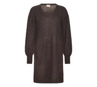 Midikleid FRANSA "Kleid FRERETTA", Damen, Gr. XXL, N-Gr, grau (charcoal melange), Obermaterial: 80% Polyacryl PAN. 20% Polyamid PA., Kleider Midikleid (66212363-XXL) charcoal melange