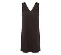 Midikleid ICHI "Damen Freizeitkleid IHKATE", Damen, Gr. L, N-Gr, schwarz (schwarz braun herringbone), Obermaterial: 73% Polyester PES. 25% Viskose CV. 2% Elasthan EL., Kleider Midikleid (72593546-L) s