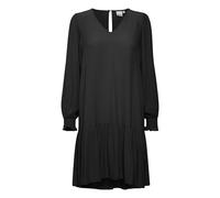Midikleid ICHI "Kleid IHCALOVA", Damen, Gr. 36, N-Gr, schwarz, Obermaterial: 100% Viskose CV., Kleider Midikleid (38922158-36) schwarz