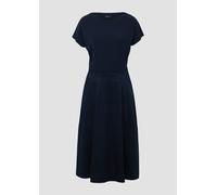 Midikleid im Fabricmix mit Eingrifftaschen 38 blau 2172079.5959.38