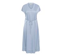 Midikleid KAFFE CURVE "Kleid KCjamie", Damen, Gr. 52, N-Gr, blau (kentucky blau cc), Obermaterial: 100% Polyester PES., Kleider Midikleid (95380329-52) kentucky blau cc