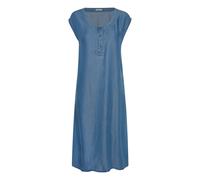 Midikleid KAFFE "Damen Kleid BPelina", Damen, Gr. S, N-Gr, blau (blau denim), Obermaterial: 100% Lyocell CLY., Kleider Midikleid (59949707-S) blau denim