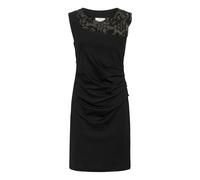 Midikleid KAFFE "Damen Kleid India", Damen, Gr. S, N-Gr, schwarz (schwarz deep), Obermaterial: 80% Polyester PES. 17% Viskose CV. 3% Elasthan EL., Kleider Midikleid (59091930-S) schwarz deep