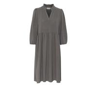 Midikleid KAFFE "Damen Kleid KAedna", Damen, Gr. 38, N-Gr, schwarz (schwarz oyster), Obermaterial: 56% Polyester PES. 44% Viskose CV., Kleider Midikleid (57966252-38) schwarz oyster