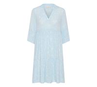 Midikleid KAFFE "Damen Kleid KAellen", Damen, Gr. 38, N-Gr, blau (nantucket breeze chalk flower), Obermaterial: 100% Viskose LENZING ECOVERO CV LenzEcov., Kleider Midikleid (48229759-38) nantucket bre