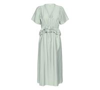 Midikleid KAFFE "Damen Kleid KAjasmin", Damen, Gr. 38, N-Gr, grün (frosty grün cc.), Obermaterial: 83% Viskose CV. 17% Polyamid PA., Kleider Midikleid (36707556-38) frosty grün cc.