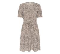 Midikleid KAFFE "Damen Kleid KAliana", Damen, Gr. 34, N-Gr, beige (abstract leopard), Obermaterial: 100% Viskose CV., Kleider Midikleid (82795828-34) abstract leopard