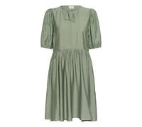 Midikleid KAFFE "Damen Kleid KAmariana", Damen, Gr. 40, N-Gr, grün (oil grün), Obermaterial: 80% Viskose CV. 20% Polyamid PA., Kleider Midikleid (37450620-40) oil grün