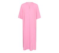 Midikleid KAFFE "Damen Kleid KAmilia", Damen, Gr. 34, N-Gr, pink (pink frosting), Obermaterial: 70% Viskose CV. 30% Leinen LI., Kleider Midikleid (36644823-34) pink frosting