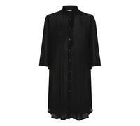 Midikleid KAFFE "Kleid KAamber", Damen, Gr. 34, N-Gr, schwarz (schwarz deep), Obermaterial: 100% Viskose LENZING ECOVERO CV LenzEcov., Kleider Midikleid (79894065-34) schwarz deep