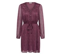 Midikleid KAFFE "Kleid KAdemi", Damen, Gr. 38, N-Gr, lila (tulipwood with schwarz c. lines), Obermaterial: 100% Polyester PES., Kleider Midikleid (19028765-38) tulipwood with schwarz c. lines