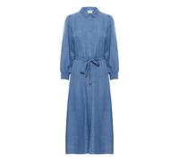 Midikleid KAFFE "Kleid KAellen", Damen, Gr. 34, N-Gr, blau (coronet blau c.), Obermaterial: 100% Polyester PES., Kleider Midikleid (16878510-34) coronet blau c.