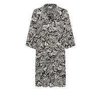Midikleid KAFFE "Kleid KAellen", Damen, Gr. 36, N-Gr, schwarz (schwarz chalk paisley), Obermaterial: 100% Viskose LENZING ECOVERO CV LenzEcov., Kleider Midikleid (52966550-36) schwarz chalk paisley