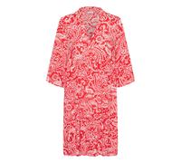 Midikleid KAFFE "Kleid KAellen", Damen, Gr. 38, N-Gr, poppy rot, chalk paisley, Obermaterial: 100% Viskose LENZING ECOVERO CV LenzEcov., Kleider Midikleid (27443967-38) poppy rot, chalk paisley