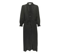 Midikleid KAFFE "Kleid KAemine", Damen, Gr. 38, N-Gr, schwarz (schwarz deep), Obermaterial: 50% Viskose CV. 50% Viskose LENZING ECOVERO CV LenzEcov., Kleider Midikleid (49480017-38) schwarz deep