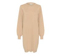 Midikleid KAFFE "Kleid KAjessica", Damen, Gr. S, N-Gr, blau (classic sand), Obermaterial: 80% Viskose CV. 20% Nylon NY., Kleider Midikleid (97469653-S) classic sand