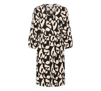 Midikleid KAFFE "Kleid KAkatrine", Damen, Gr. M, N-Gr, schwarz (schwarz contrast blocks), Obermaterial: 98% Polyester PES. 2% Elasthan EL., Kleider Midikleid (57040369-M) schwarz contrast blocks
