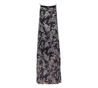 Midikleid KAFFE "Kleid KAlectra", Damen, Gr. 38, N-Gr, schwarz (schwarz, turtledove paisley), Obermaterial: 100% Polyester PES., Kleider Midikleid (20400527-38) schwarz, turtledove paisley