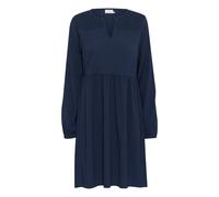 Midikleid KAFFE "Kleid KAlinda", Damen, Gr. 34, N-Gr, blau (midnight marine), Obermaterial: 100% Polyester PES., Kleider Midikleid (92092636-34) midnight marine