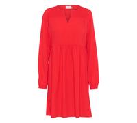 Midikleid KAFFE "Kleid KAlinda", Damen, Gr. 34, N-Gr, rot (true rot), Obermaterial: 100% Polyester PES., Kleider Midikleid (36309446-34) true rot