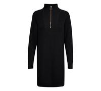Midikleid KAFFE "Kleid KAlioa", Damen, Gr. XS, N-Gr, schwarz (schwarz deep), Obermaterial: 50% Baumwolle CO. 50% Polyacryl PAN., Kleider Midikleid (27302554-XS) schwarz deep