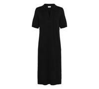 Midikleid KAFFE "Kleid KAlizza", Damen, Gr. M, N-Gr, schwarz (schwarz deep), Obermaterial: 80% Viskose CV. 20% Nylon NY., Kleider Midikleid (92899044-M) schwarz deep
