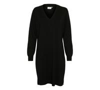 Midikleid KAFFE "Kleid KAlizza", Damen, Gr. S, N-Gr, schwarz (schwarz deep), Obermaterial: 80% Viskose CV. 20% Nylon NY., Kleider Midikleid (48138128-S) schwarz deep