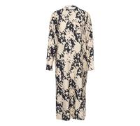 Midikleid KAFFE "Kleid KAlouise", Damen, Gr. 38, N-Gr, schwarz (schwarz, sand graphic cloud), Obermaterial: 80% Viskose CV. 20% Polyamid PA., Kleider Midikleid (25867707-38) schwarz, sand graphic clou