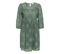 Midikleid KAFFE "Kleid KApaula", Damen, Gr. 38, N-Gr, grün (laurel wreath), Obermaterial: 70% Polyamid PA. 30% Baumwolle CO., Kleider Midikleid (59130669-38) laurel wreath