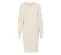 Midikleid KAFFE "Kleid KAregina", Damen, Gr. M, N-Gr, beige (sanddollar, metalic yarn), Obermaterial: 70% Viskose CV. 20% Nylon NY. 10% Polyester PES., Kleider Midikleid (69847343-M) sanddollar, metal