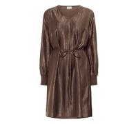 Midikleid KAFFE "Kleid KArizz", Damen, Gr. 34, N-Gr, braun (morel), Obermaterial: 70% Viskose CV. 30% Polyester PES., Kleider Midikleid (31887954-34) morel