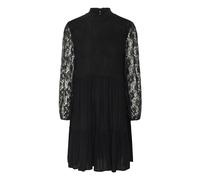 Midikleid KAFFE "Kleid KAstine", Damen, Gr. 36, N-Gr, schwarz (schwarz deep), Obermaterial: 100% Viskose LENZING ECOVERO CV LenzEcov., Kleider Midikleid (26053857-36) schwarz deep