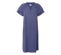 Midikleid KAFFE "Kleid KAyrsa", Damen, Gr. 34, N-Gr, blau (blau indigo), Obermaterial: 52% Baumwolle CO. 48% Polyester PES., Kleider Midikleid (94447133-34) blau indigo