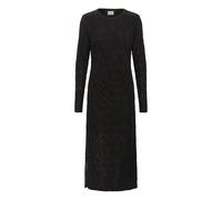 Midikleid KAFFE "Kleid KAzeverina", Damen, Gr. XL, N-Gr, schwarz (schwarz deep), Obermaterial: 95% Polyester PES. 5% Elasthan EL., Kleider Midikleid (56976712-XL) schwarz deep
