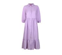 Midikleid LIEBLINGSSTÜCK "RolaL", Damen, Gr. 40, Länge 32, lila, Web, Obermaterial: 60% Lyocell, 40% Baumwolle, clean, unifarben, Basic, Kleider Midikleid, mit Volantrock (28893052-40)