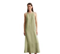 Midikleid MARC O'POLO "aus fließendem Naia™-Twill", Damen, Gr. 38, Normalgrößen, smooth sage, Obermaterial: 100% Acetat, unifarben, lang, Rundhals, Kleider Midikleid (45380941-38) smooth sage