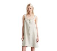 Midikleid MARC O'POLO "aus leichter Qualität", Damen, Gr. 44, Normalgrößen, beige, Obermaterial: 100% Leinen, unifarben, slim fit kurz, Kleider Midikleid (54511238-44) beige