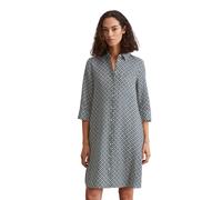 Midikleid MARC O'POLO "mit Print-Muster", Damen, Gr. 38, Normalgrößen, bunt (mf50), Obermaterial: 100% Leinen, bedruckt, relaxed fit knielang, Manschette, Kleider Midikleid (66999709-38) mf50