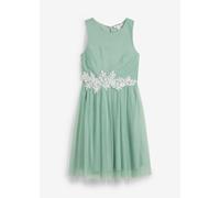 Midikleid mit Spitzenbesatz 158