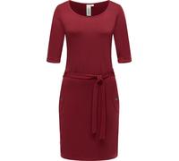 Midikleid mit Taillenband "Kenisha" Wine Red M